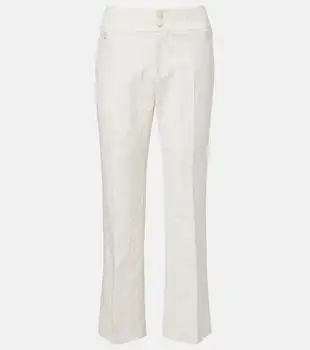 ETRO | Paisley jacquard cropped flared jeans