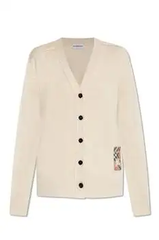 Burberry | Wool cardigan with logo patch