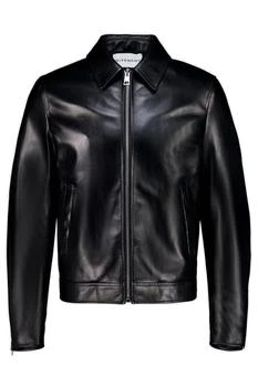 Givenchy Zip-Up Leather Biker Jacket