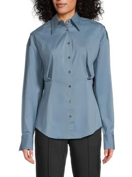 Brunello Cucinelli | Cotton-Blend Button-Front Shirt