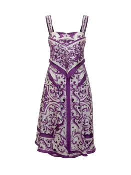 Dolce & Gabbana | Dolce & Gabbana Majolica Printed Twill Dress