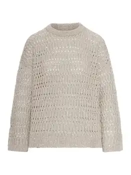 Brunello Cucinelli | Brunello Cucinelli Crochet Crewneck Jumper