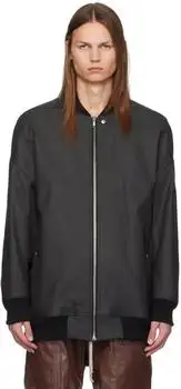 Rick Owens | Black Porterville Jumbo Peter Flight Jacket