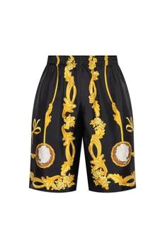 Versace | Versace Pattern-Printed Elasticated Waistband Shorts