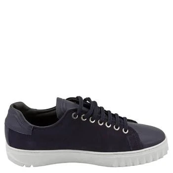 Salvatore Ferragamo | Men's Cube Suede & Leather Low-top Sneakers