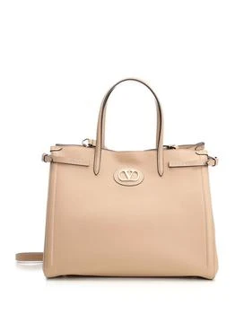 Valentino | Valentino VLogo Plaque Medium Top Handle Bag