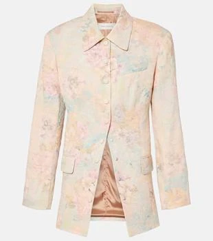 Dries Van Noten | Floral linen-blend jacquard blazer