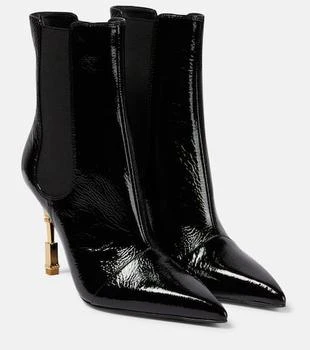Balmain | Patent leather ankle boots