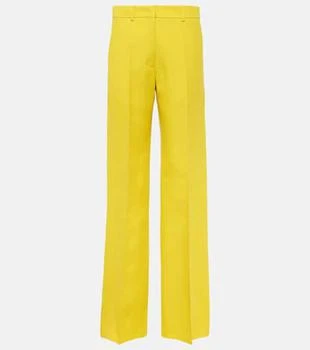 Valentino | Crêpe Couture high-rise straight pants