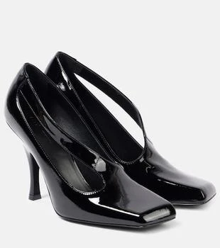 Khaite | Eva 100 cutout patent leather pumps