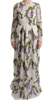 Dolce & Gabbana | Floral Embroide Maxi Women's Dress