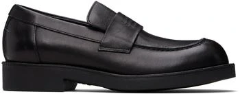 MM6 | Black City Biker Loafers