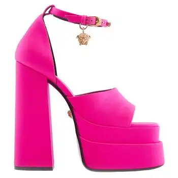 Versace | Versace Medusa Aevitas Platform Sandals, Brand Size 38 ( US Size 8 )