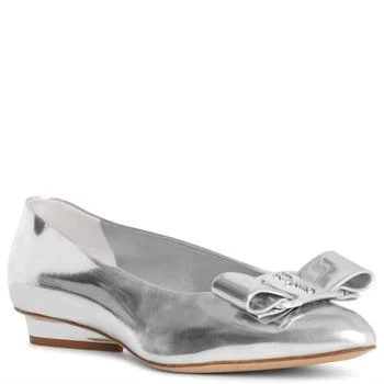 Salvatore Ferragamo | Women's Viva Bow Detail Shoes In Silver