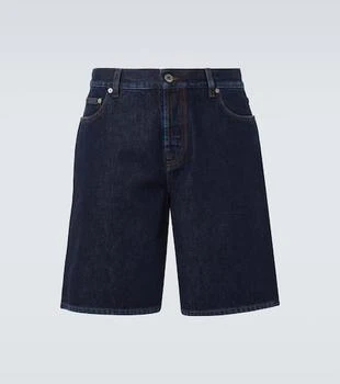 Burberry | Mid-rise denim shorts