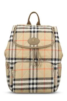 Burberry | Burberry Horseshoe Checked Quilted Backpack
