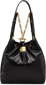 Balmain | Black Pulse Calfskin Leather Backpack