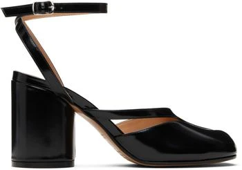 MAISON MARGIELA | Black Tabi Pump Heeled Sandals
