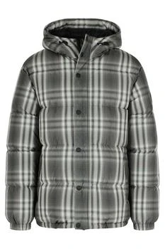 Burberry | Burberry Checked Hooded Puffer Jacket