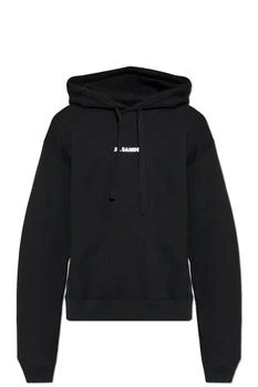 Jil Sander | Jil Sander Logo Printed Drawstring Hoodie