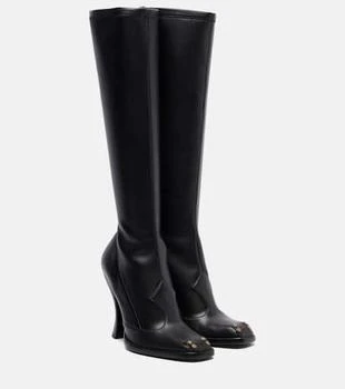 ETRO | Studded leather knee-high boots