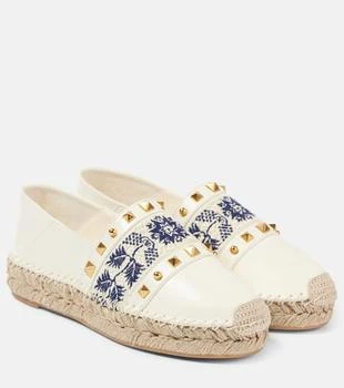 Valentino | Country leather espadrilles