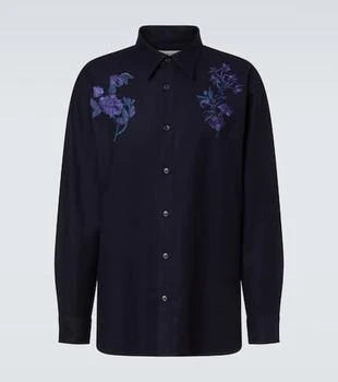 Dries Van Noten | Embroidered wool shirt