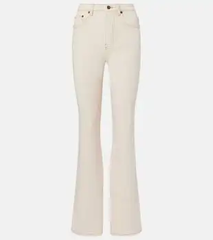Burberry | Embroidered flared jeans