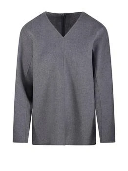 Max Mara | 'S Max Mara V-Neck Long-Sleeved Blouse