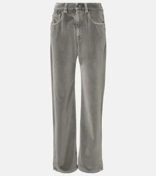 Brunello Cucinelli | Velvet straight pants