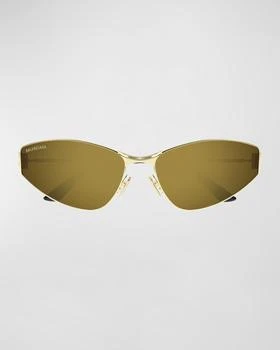 Balenciaga | Mirrored Metal Cat-Eye Sunglasses