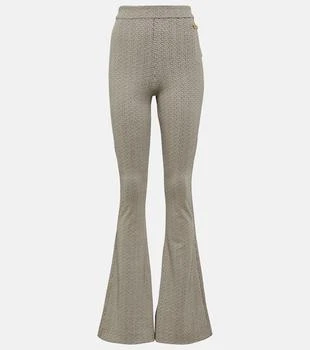 Balmain | Monogram jacquard flared pants