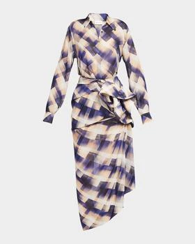 Dries Van Noten | Chowy Plaid Button-Front Blouse