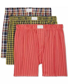 Men's 3-Pack Classic Printed Cotton Poplin Boxers