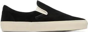 Tom Ford | Black Perforated Suede Jude Slip On Sneakers