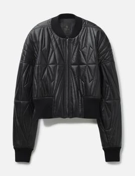 Rick Owens | Moncler + Rick Owens Geocamo Nappa Leather Bomber Jacket