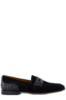 Dolce & Gabbana | Dolce & Gabbana DG Plaque Panelled Loafers
