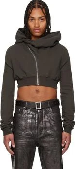 Rick Owens | Gray Concordians Micro Mountain Hoodie