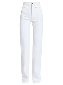 Chloé | Twill Cotton Slim-Fit Jeans