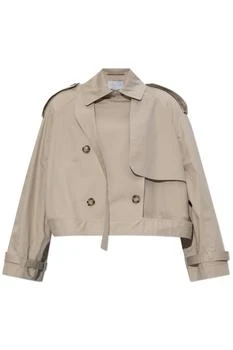 Stella McCartney | Stella McCartney Cropped Belt Detail Trench Jacket
