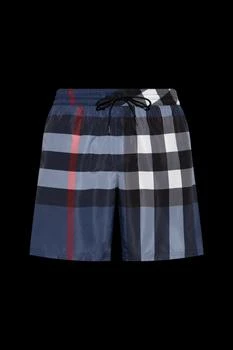 Burberry | Burberry Checked Drawstring Swim Shorts