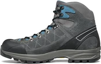 Scarpa SCARPA Men's Kailash Trek GTX Waterproof Gore-Tex Lightweight Boots for Backpacking & Hiking - Shark Grey/Lake Blue - 7-7.5