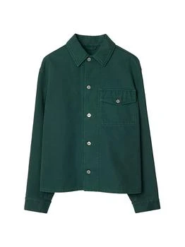 Burberry | Cotton Oversized Button-Front Shirt