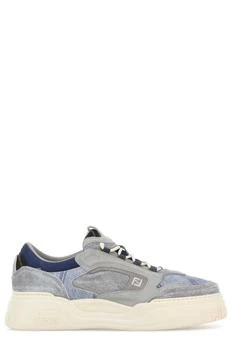 Fendi | Fendi Force Denim Effect Lace-Up Sneakers