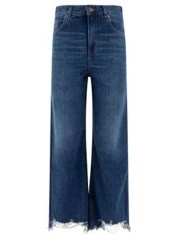 Chloé | Chloé Logo Patch Wide-Leg Jeans