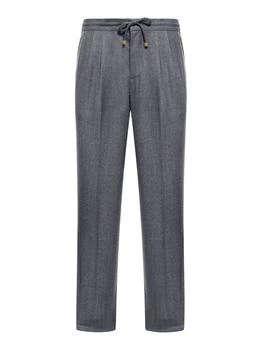 Brunello Cucinelli | Brunello Cucinelli Pleated Tapered Leg Trousers