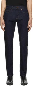 Yves Saint Laurent | Blue Speckled Etienne Jeans