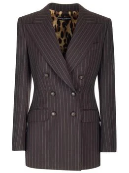 Dolce & Gabbana | Dolce & Gabbana Striped Double-Breasted Blazer