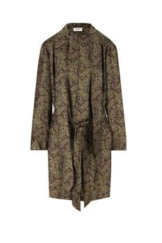 Yves Saint Laurent | Saint Laurent Paisley Print Tie-Detailed Dress