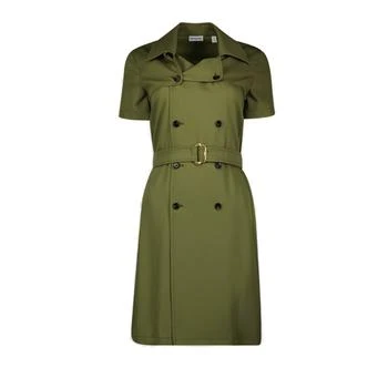 Burberry | Burberry Double Breasted Belted Dress